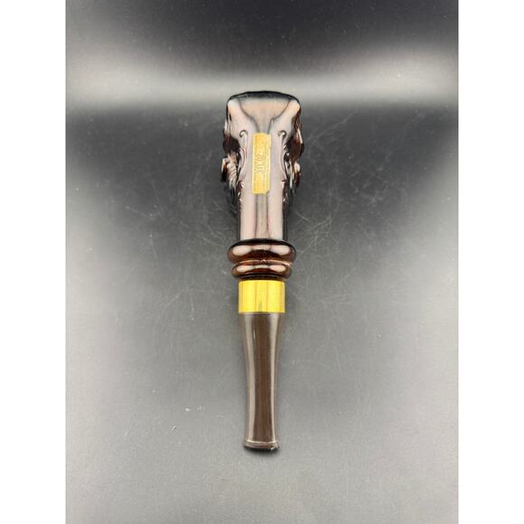 Vintage Avon Civil War Brown Glass Pipe After Shave Bottle - Picture 4 of 5